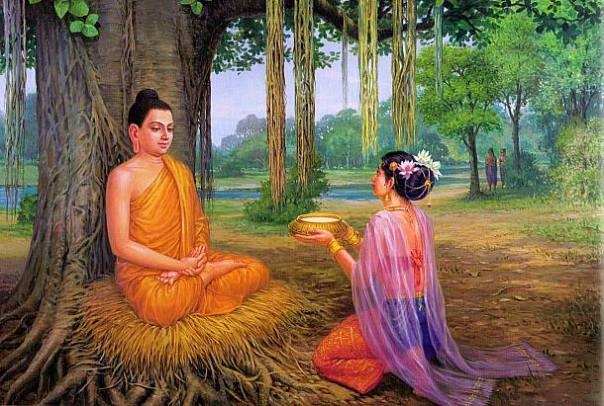 Câu chuyện cô gái nghèo cúng dầu cho Đức Phật