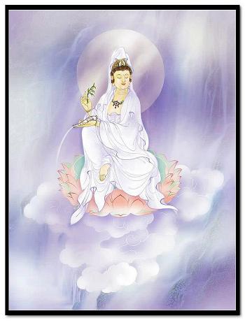 Bồ tát Quán Thế Âm (tiếng phạn là Avalokitesvara) là một vị Bồ Tát thể hiện lòng từ bi của tất cả chư Phật.