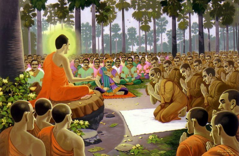 Phật quở trách sự xung đột giữa người theo pháp học và pháp hành