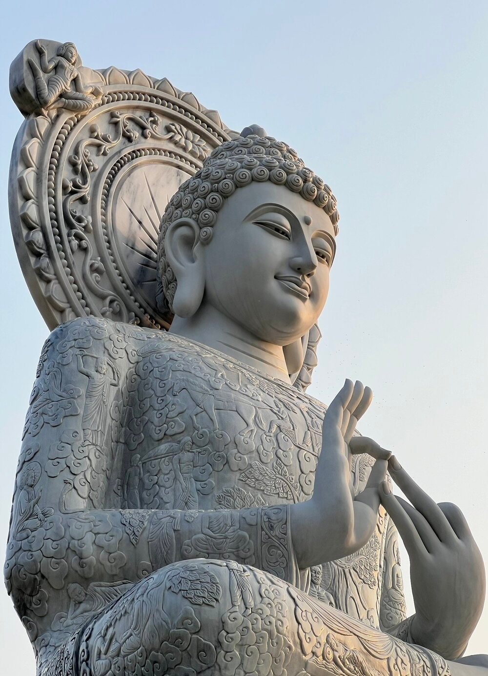Đại Tượng Phật Thích Ca kết ấn chuyển Pháp luân được chế tác theo nghệ thuật điêu khắc truyền thống Newari dòng họ Thích Ca