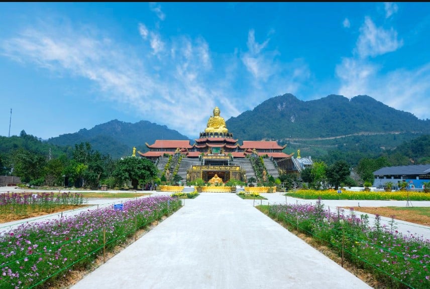 Toàn cảnh Thiền viện Trúc Lâm Chính Pháp Tuyên Quang