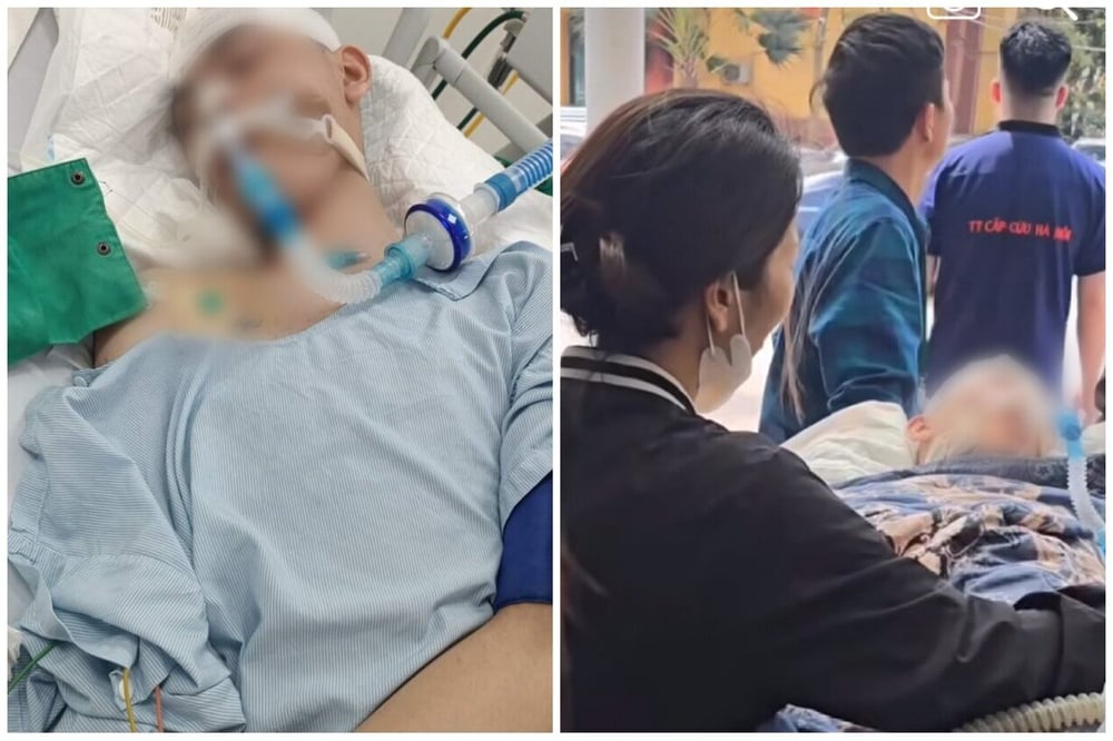 Cháu Đ đã chuyển viện về Bệnh viện Đa khoa tỉnh Phú Thọ trưa 26.3. Ảnh: GĐCC.