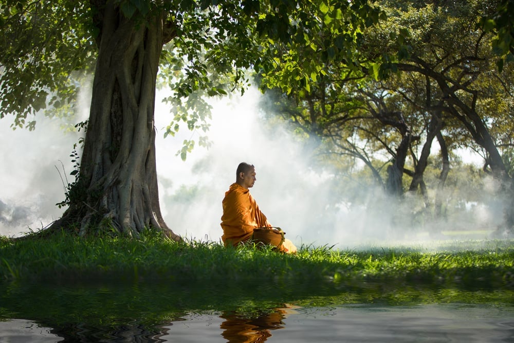 Người con Phật luôn ý thức về sự tạo nghiệp và luôn sám hối những tội lỗi của mình bằng cách nương theo bến bờ giới luật để tắm gội thân tâm trong Chánh pháp.
