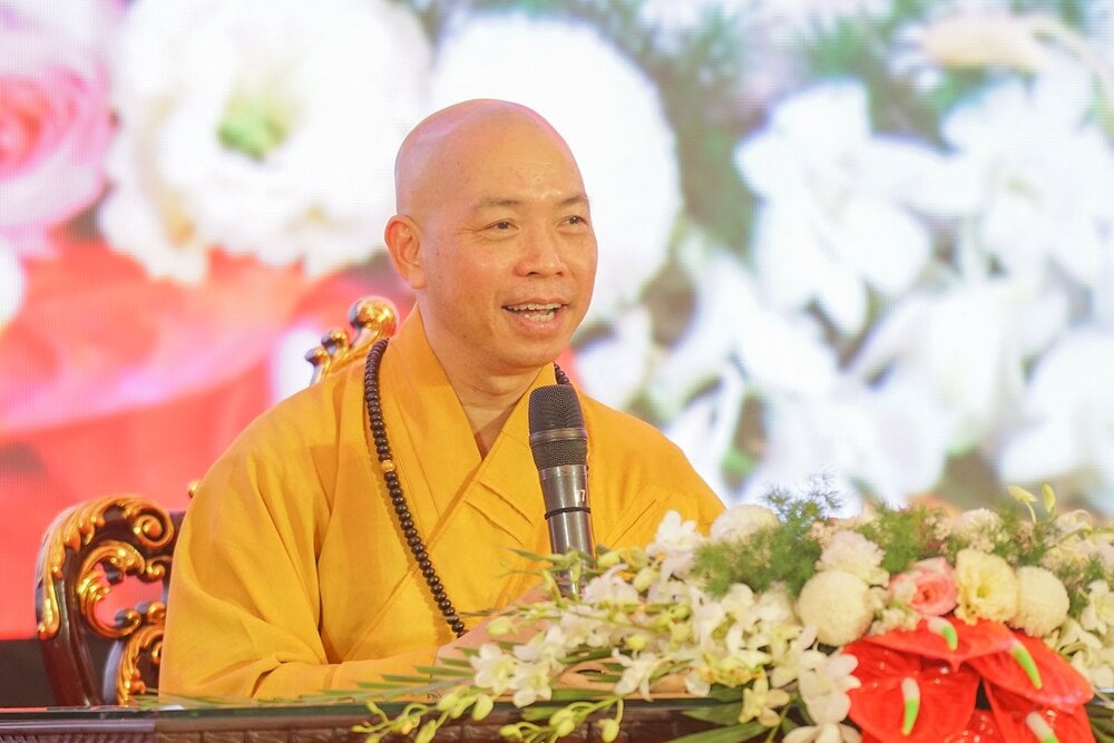 Thượng tọa Thích Quang Thạnh - Ủy viên HĐTS, Phó trưởng Ban Giáo dục Phật giáo Trung ương GHPGVN.
